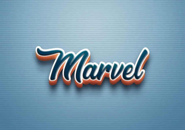 Free photo of Cursive Name DP: Marvel