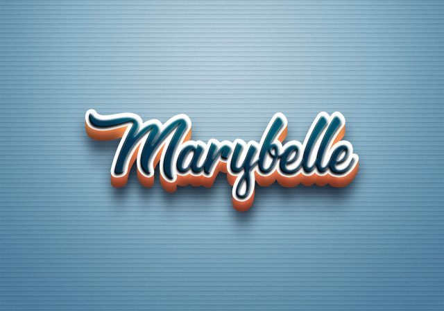 Free photo of Cursive Name DP: Marybelle