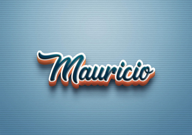 Free photo of Cursive Name DP: Mauricio