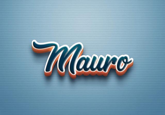 Free photo of Cursive Name DP: Mauro
