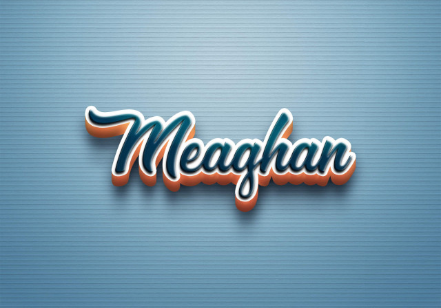 Free photo of Cursive Name DP: Meaghan