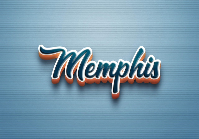Free photo of Cursive Name DP: Memphis