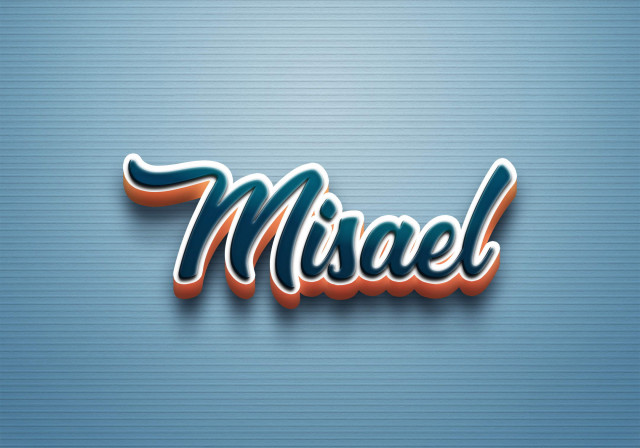 Free photo of Cursive Name DP: Misael