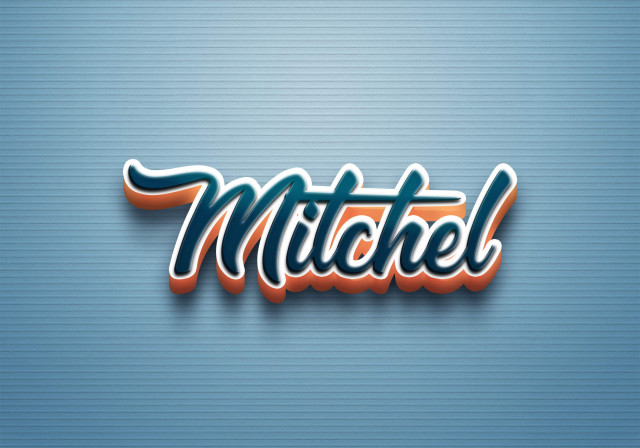 Free photo of Cursive Name DP: Mitchel