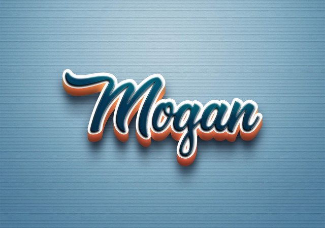 Free photo of Cursive Name DP: Mogan