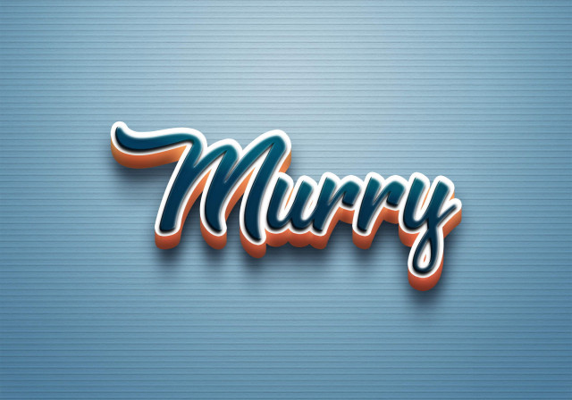 Free photo of Cursive Name DP: Murry