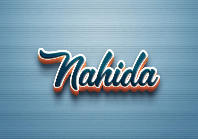 Free photo of Cursive Name DP: Nahida