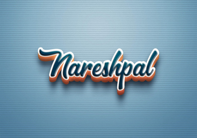Free photo of Cursive Name DP: Nareshpal