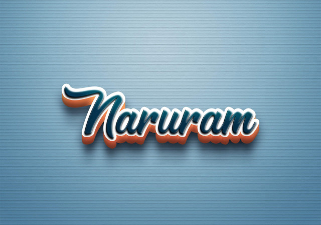 Free photo of Cursive Name DP: Naruram