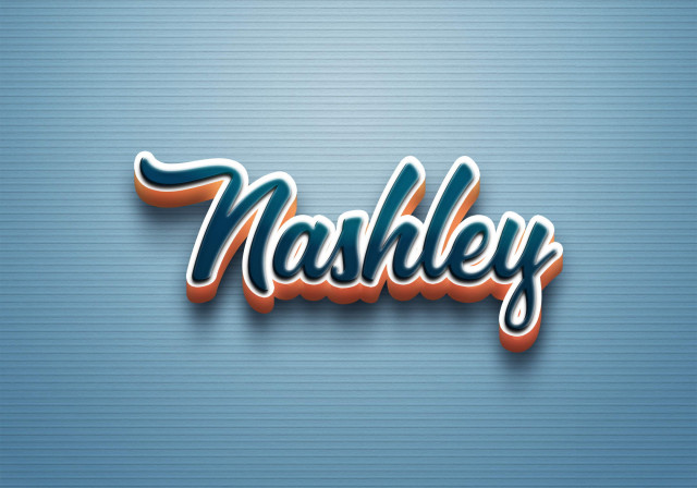 Free photo of Cursive Name DP: Nashley