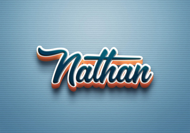 Free photo of Cursive Name DP: Nathan