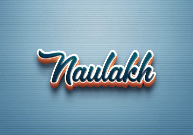 Free photo of Cursive Name DP: Naulakh
