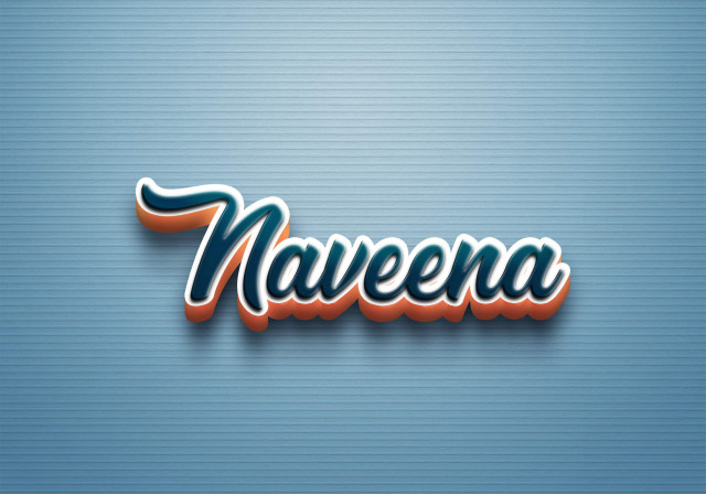 Free photo of Cursive Name DP: Naveena