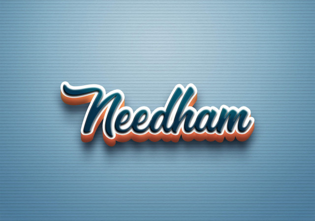 Free photo of Cursive Name DP: Needham