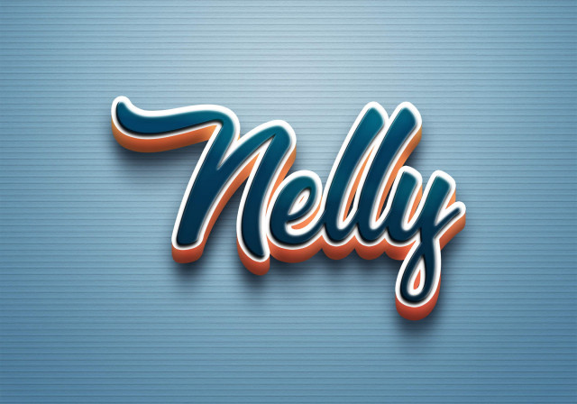Free photo of Cursive Name DP: Nelly