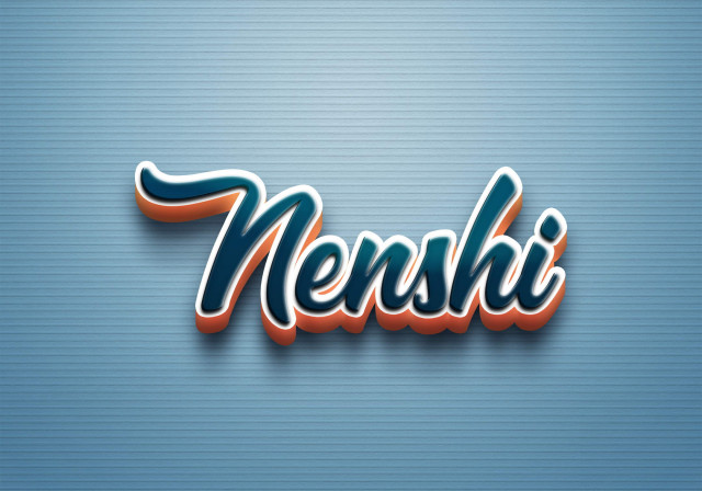 Free photo of Cursive Name DP: Nenshi