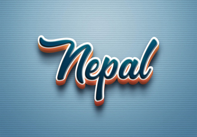 Free photo of Cursive Name DP: Nepal