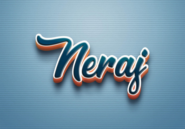 Free photo of Cursive Name DP: Neraj