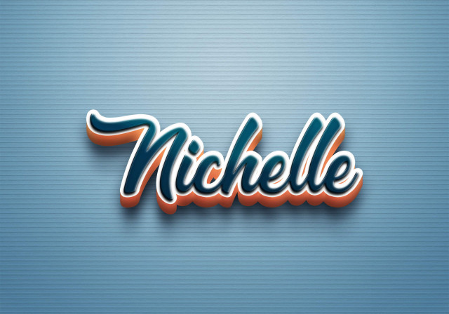 Free photo of Cursive Name DP: Nichelle