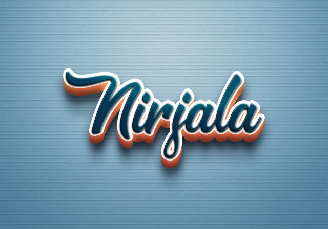 Free photo of Cursive Name DP: Nirjala