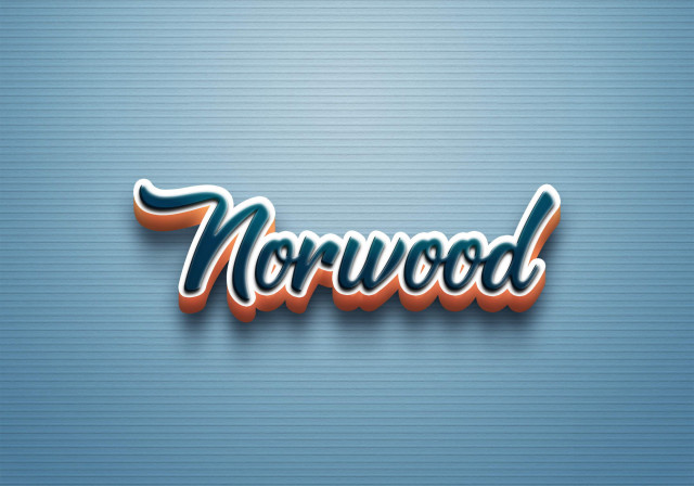 Free photo of Cursive Name DP: Norwood