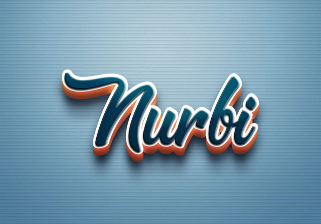 Free photo of Cursive Name DP: Nurbi