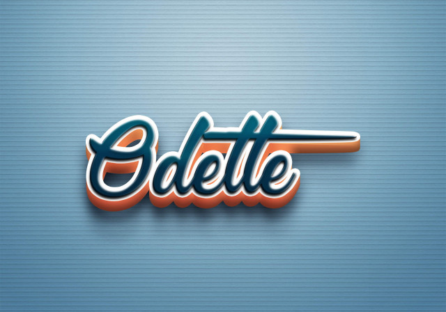 Free photo of Cursive Name DP: Odette