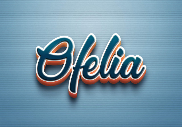 Free photo of Cursive Name DP: Ofelia