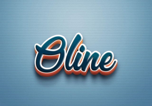 Free photo of Cursive Name DP: Oline