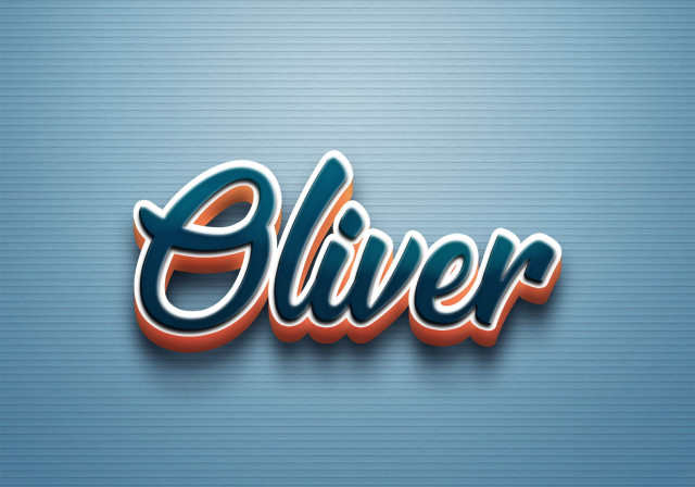 Free photo of Cursive Name DP: Oliver