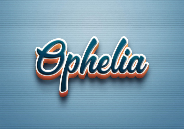 Free photo of Cursive Name DP: Ophelia