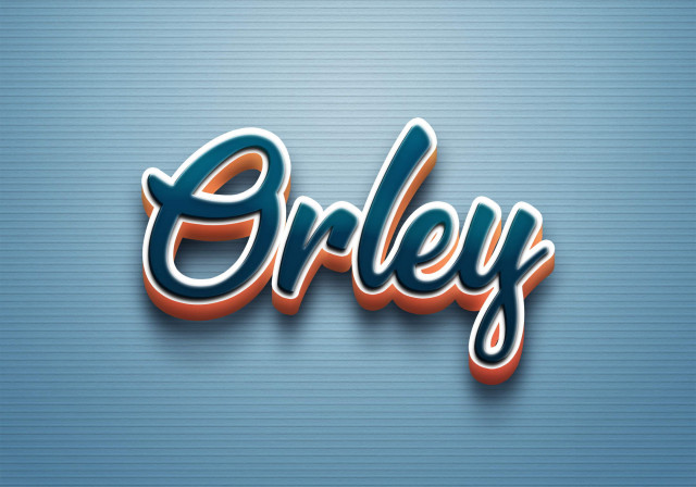 Free photo of Cursive Name DP: Orley
