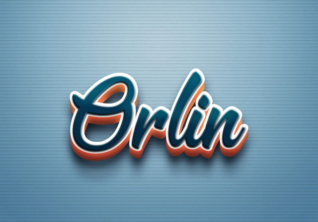 Free photo of Cursive Name DP: Orlin