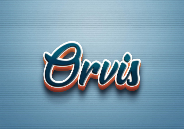 Free photo of Cursive Name DP: Orvis