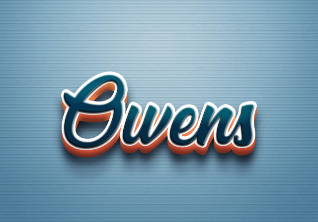 Free photo of Cursive Name DP: Owens