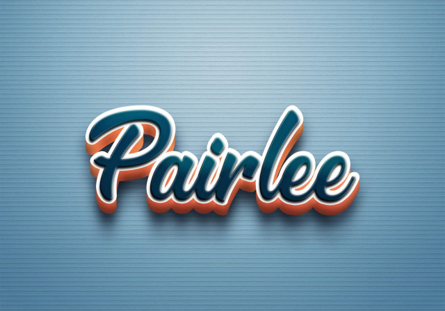 Free photo of Cursive Name DP: Pairlee