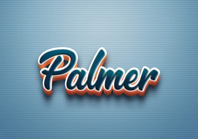 Free photo of Cursive Name DP: Palmer