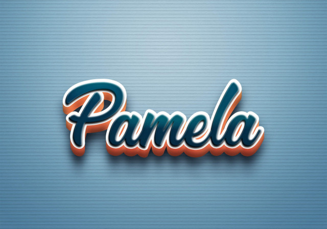 Free photo of Cursive Name DP: Pamela