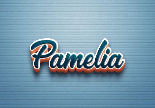 Free photo of Cursive Name DP: Pamelia