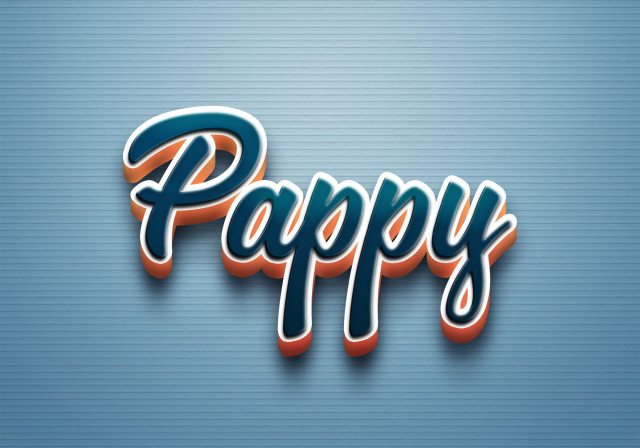 Free photo of Cursive Name DP: Pappy