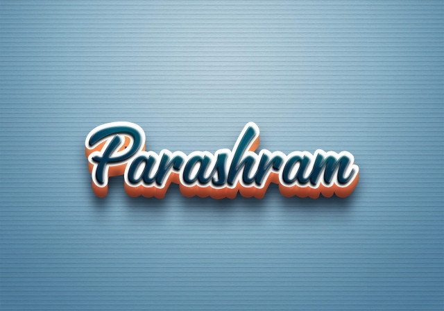 Free photo of Cursive Name DP: Parashram