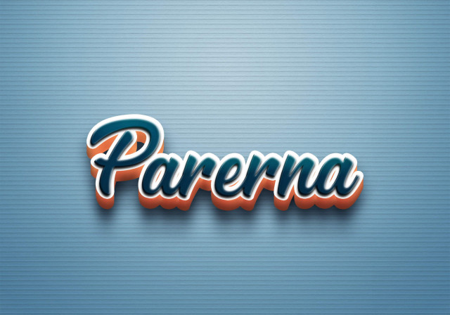 Free photo of Cursive Name DP: Parerna