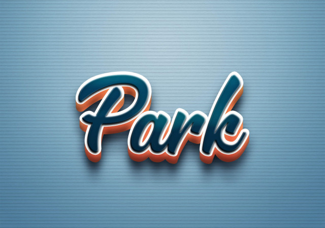 Free photo of Cursive Name DP: Park