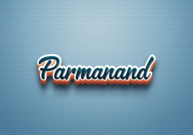 Free photo of Cursive Name DP: Parmanand