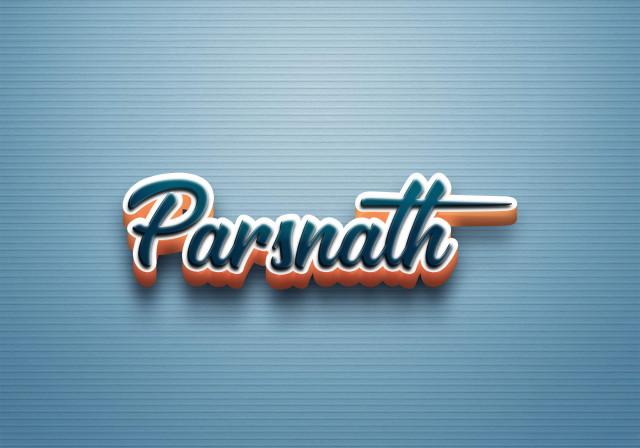 Free photo of Cursive Name DP: Parsnath