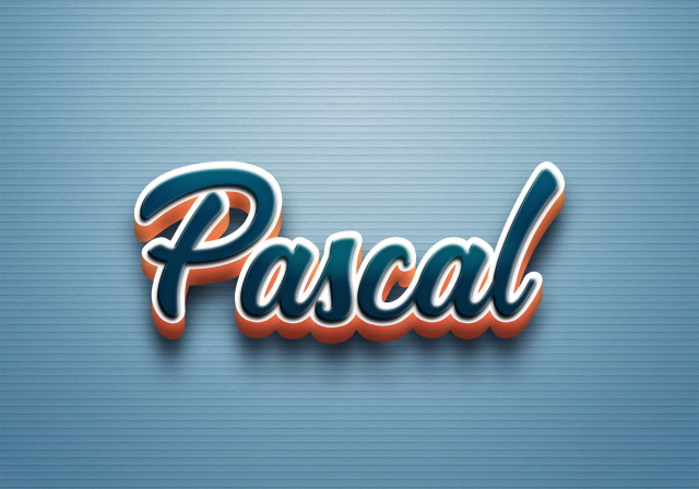 Free photo of Cursive Name DP: Pascal