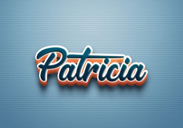 Free photo of Cursive Name DP: Patricia