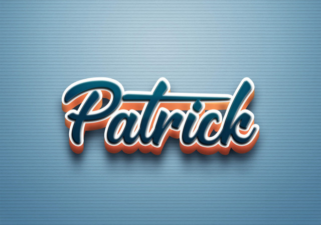 Free photo of Cursive Name DP: Patrick