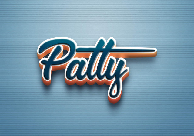 Free photo of Cursive Name DP: Patty