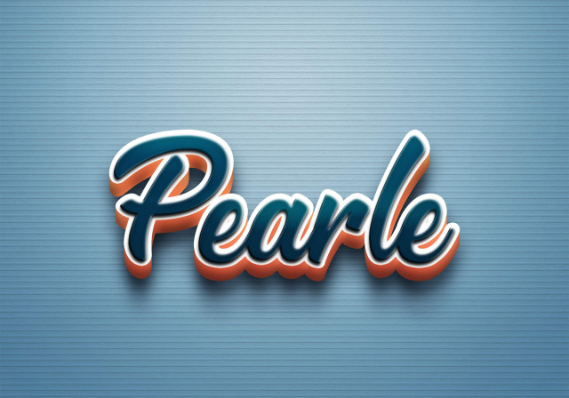 Free photo of Cursive Name DP: Pearle